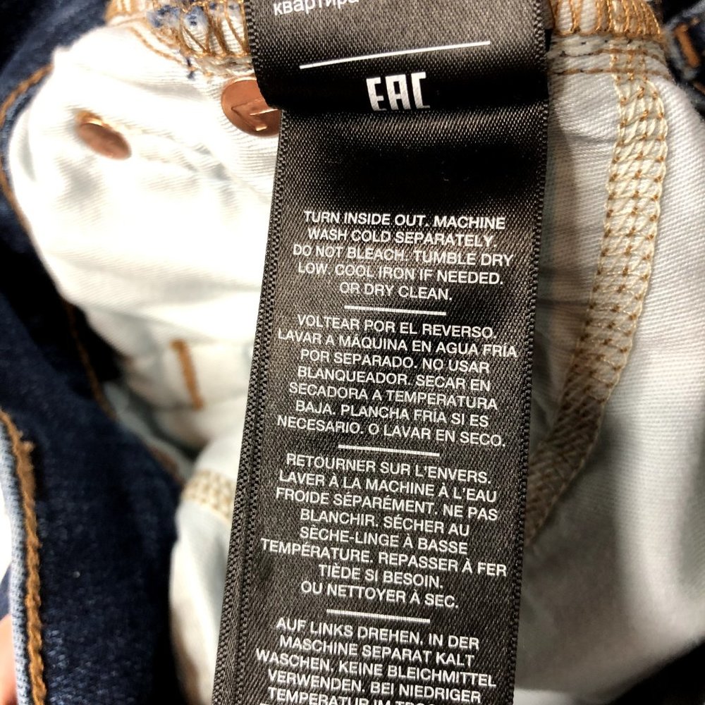 7 for all mankind Womens Paxtyn Skinny Jeans Size 29 Distressed - Picture 8 of 16